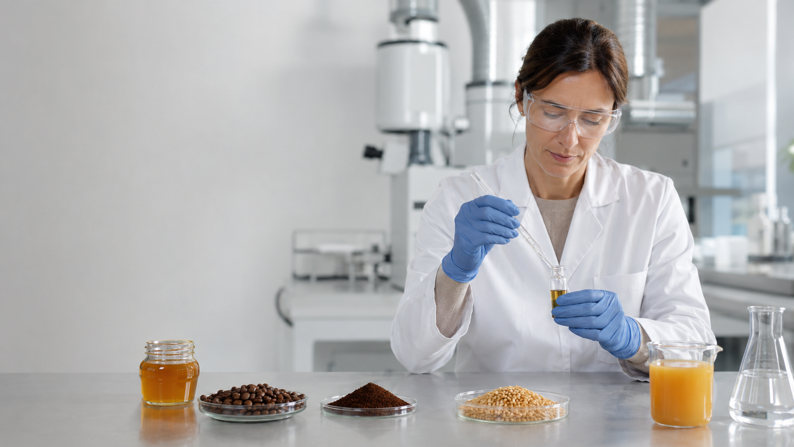 Pesquisa em composição e autenticidade de alimentos